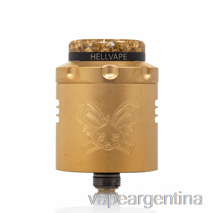 Hellvape Dead Rabbit V3 24mm Rda [6to Año] Oro Negro Vape Argentina